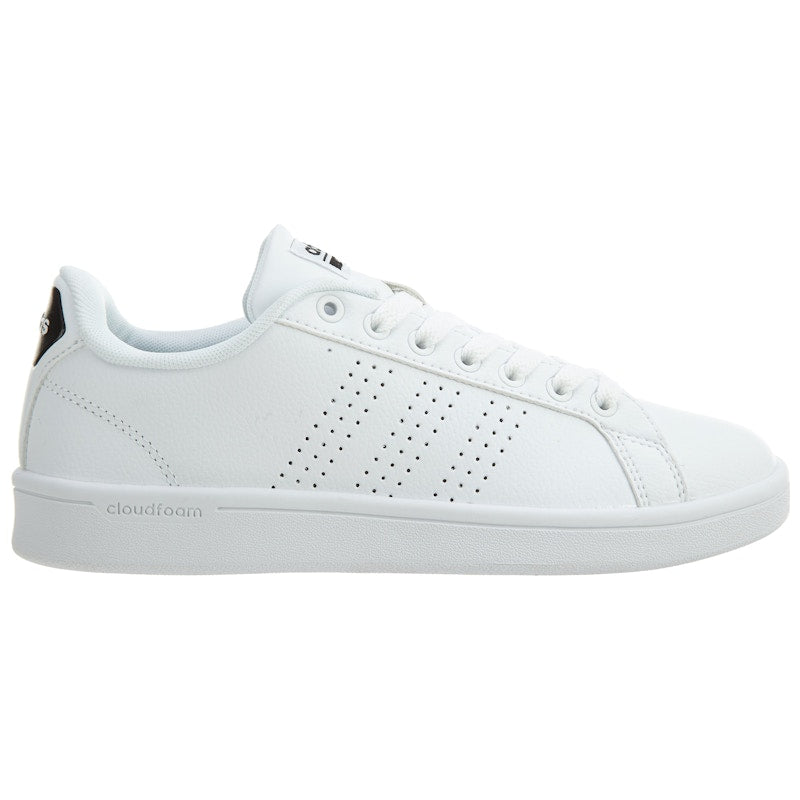 adidas Cloudfoam Advantage Clean White White-Black (Women's)
