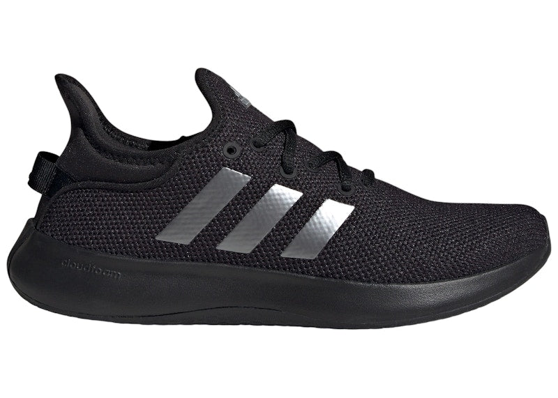 adidas Cloudfoam Pure Core Black Iron Metallic (Women's)