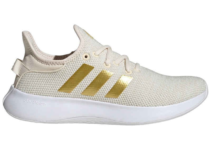 adidas Cloudfoam Pure SPW Cloud White Gold Metallic Wonder White (Women's)
