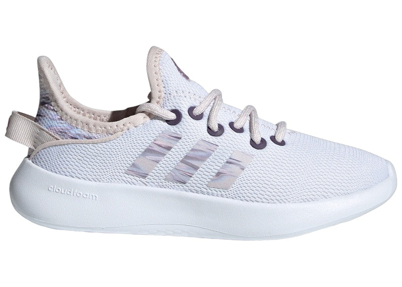 adidas Cloudfoam Pure Sportswear Cloud White Putty Mauve Clear Pink (GS)