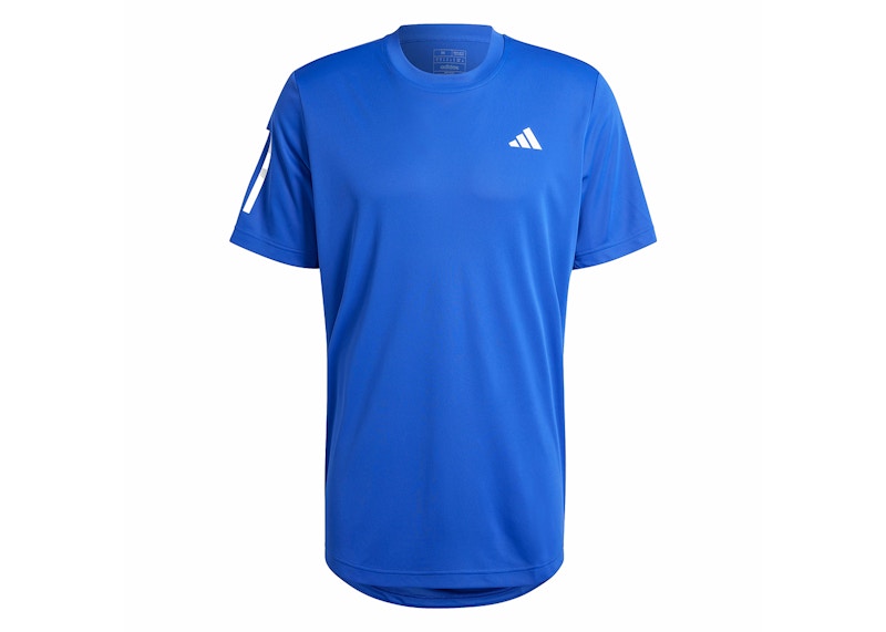 adidas Club 3-Stripes Tennis Tee Semi Lucid Blue
