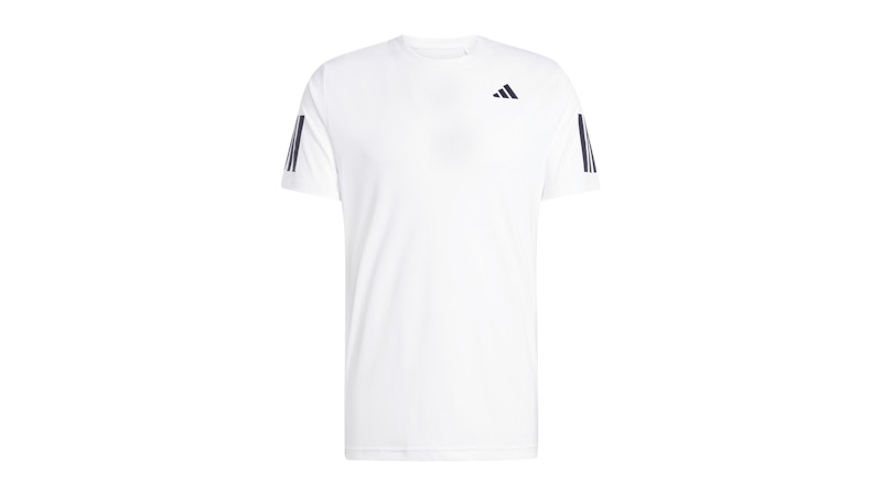adidas Club Climacool 3-Stripes T-Shirt White