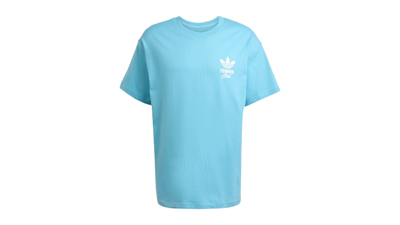 adidas Club Gfx Oversized T-Shirt Preloved Blue