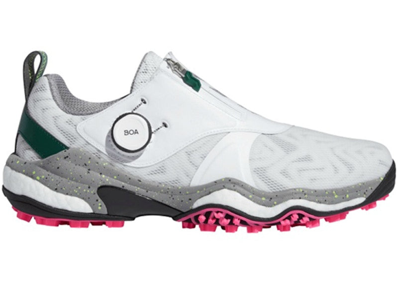 adidas Codechaos BOA 25 Golf Cloud White Silver Metallic Collegiate Green (Women's)