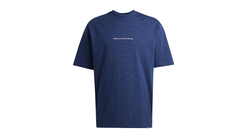 adidas Codes Doodle Graphic T-Shirt Camp Night Indigo