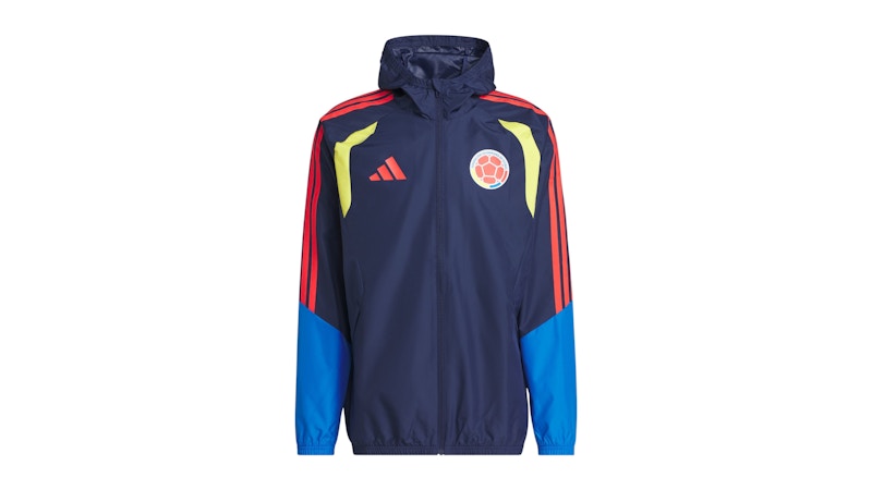 adidas Colombia 2026 Tiro All Weather Jacket Team Navy Blue