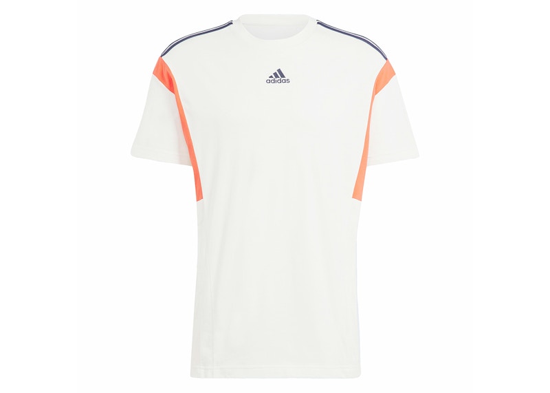 adidas Colorblock Tee Off White