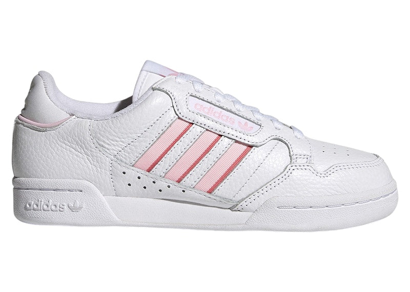 adidas Continental 80 Stripes Cloud White Clear Pink Hazy Rose (Women's)