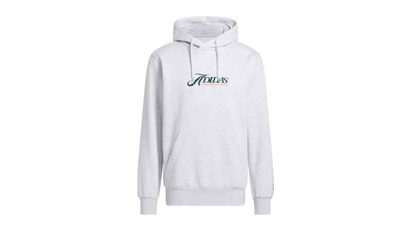 adidas Country Club Graphic Hoodie Light Grey Heather