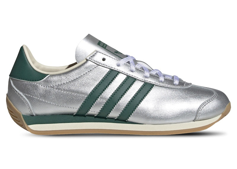 adidas Country OG Silver Metallic Collegiate Green (Women's)