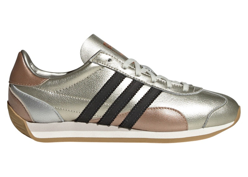 adidas Country OG Silver Metallic Gold Metallic Core Black (Women's)