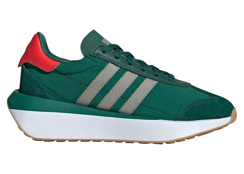 adidas Country XLG Collegiate Green Silver Pebble Bright Red (GS)