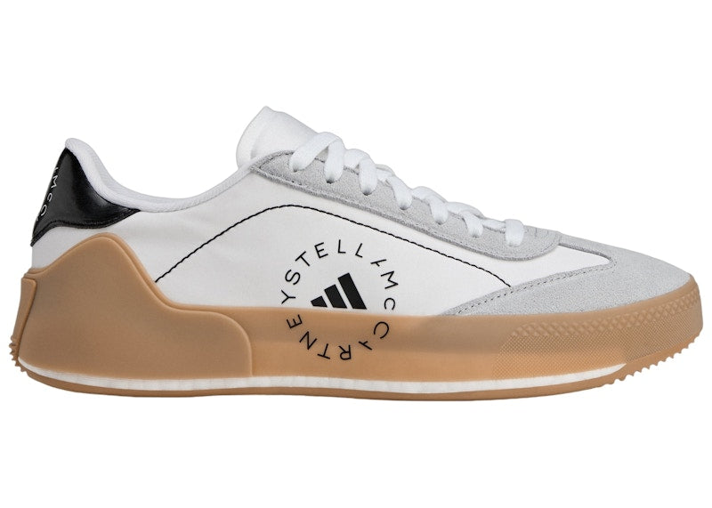 adidas Court Boost By Stella Mccartney Cloud White Charcoal Core Black (Women's)