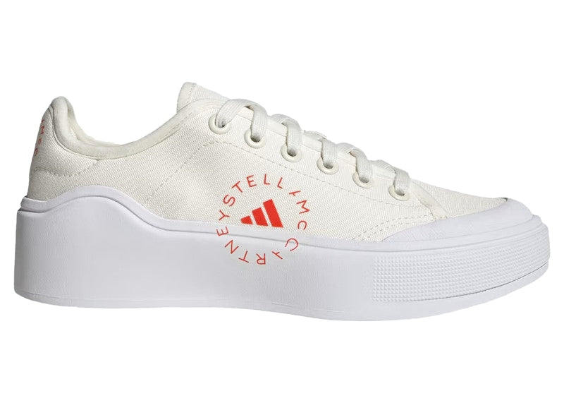 adidas Court By Stella Mccartney Cloud White Acid Orange (Women's)