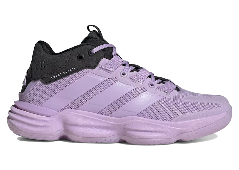 adidas Court Stabil Indoor Powder Plum Black (Women's)