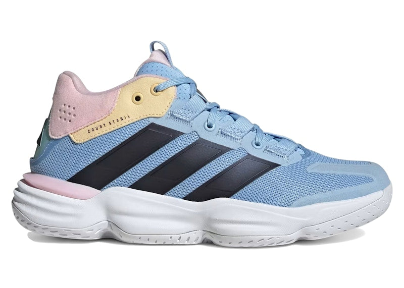 adidas Court Stabil Indoor White Bright Royal (Women's)