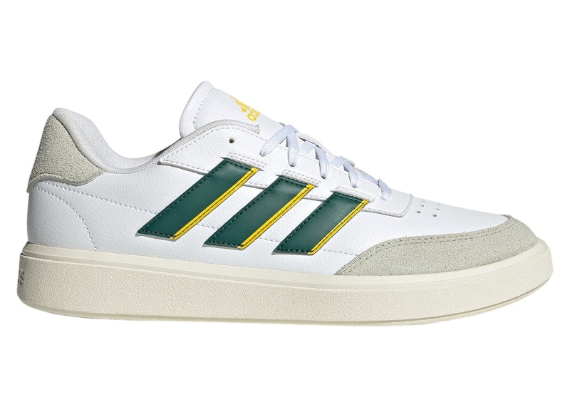adidas Courtblock White Collegiate Green Utility Yellow