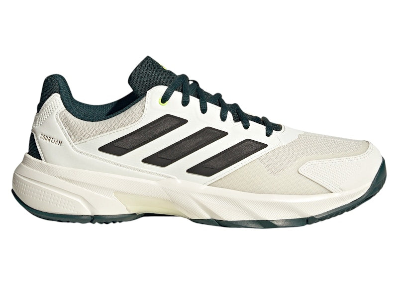 adidas Courtjam Control 3 Off White Silver Metallic Aurora Ivy