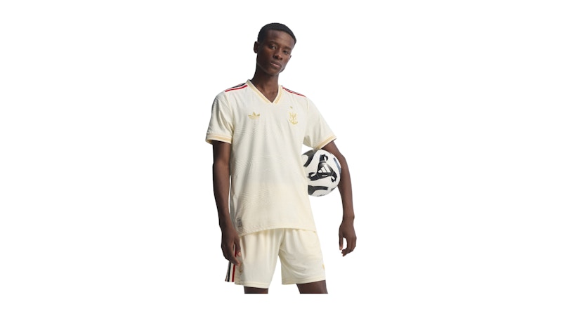 adidas Cr Flamengo 25 Third Authentic Jersey Cream White