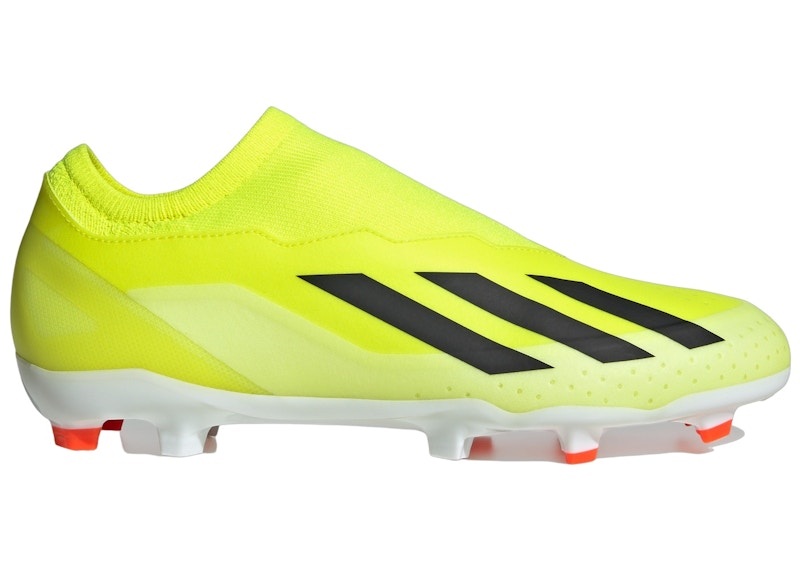 adidas Crazyfast League Laceless FG Team Solar Yellow Core Black Cloud White