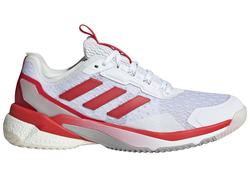 adidas Crazyflight 5 Indoor Cloud White Better Scarlet Matte Silver (Women's)