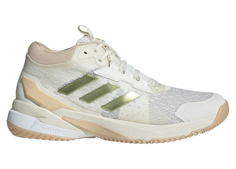 adidas Crazyflight 6 Mid Indoor Off White Gold Metallic Crystal Sand (Women's)