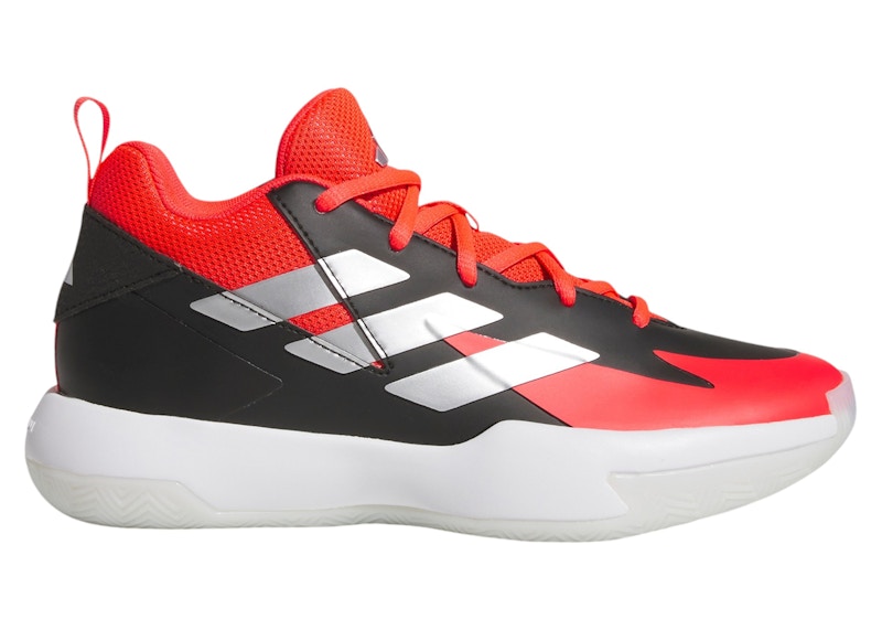 adidas Cross 'Em Up Select Cloud White Silver Metallic Crystal White (GS)