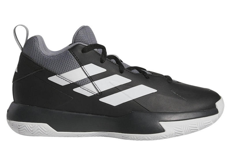 adidas Cross 'Em Up Select Core Black Cloud White Grey Three (GS)