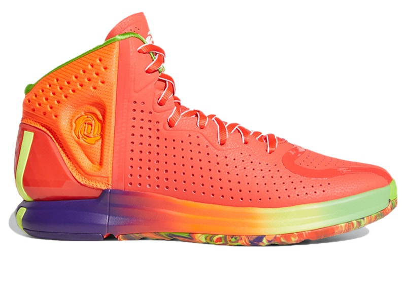 adidas D Rose 4 Restomod Solar Red Rainbow