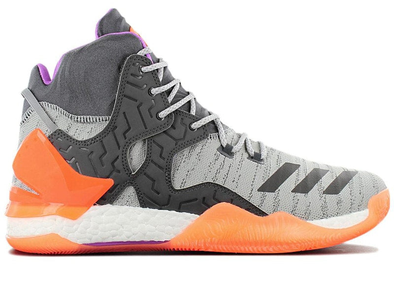 adidas D Rose 7 Primeknit Grey Purple Orange