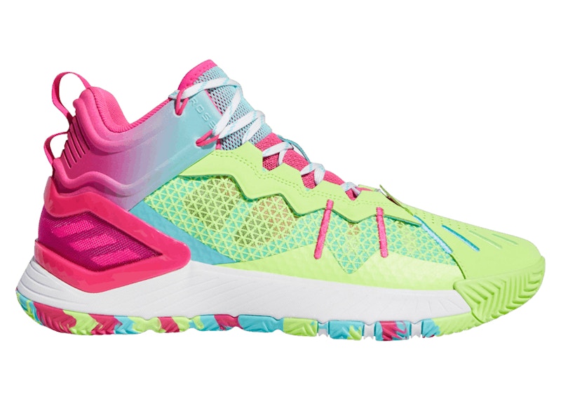 adidas D Rose Son of Chi Godspeed Signal Green Pink
