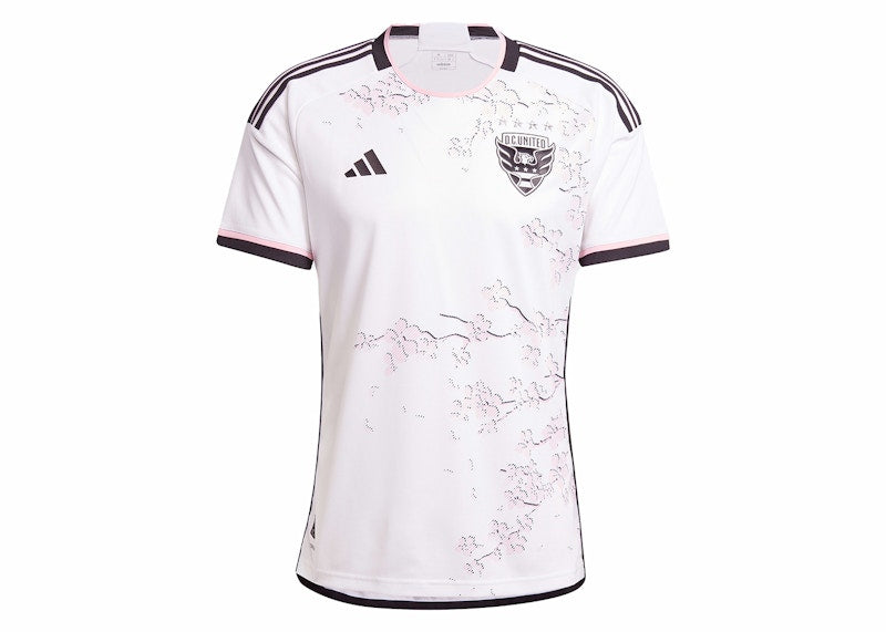 adidas D.C. United 23/24 Away Authentic Jersey White/Light Pink