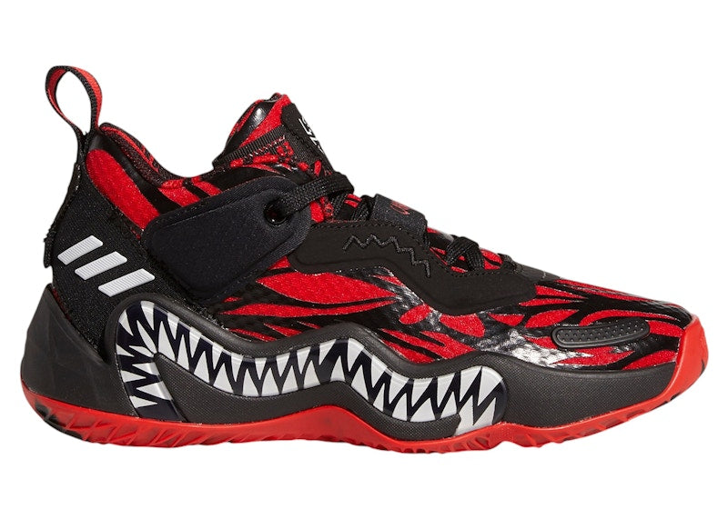 adidas D.O.N. Issue #3 Marvel Venom Carnage Black Vivid Red (GS)