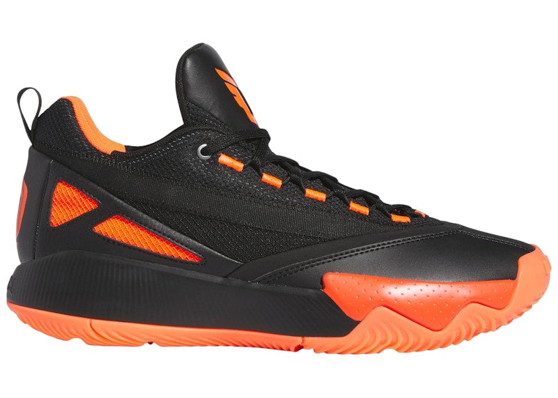 adidas Dame Certified 2 Low Core Black Solar Red Silver Metallic