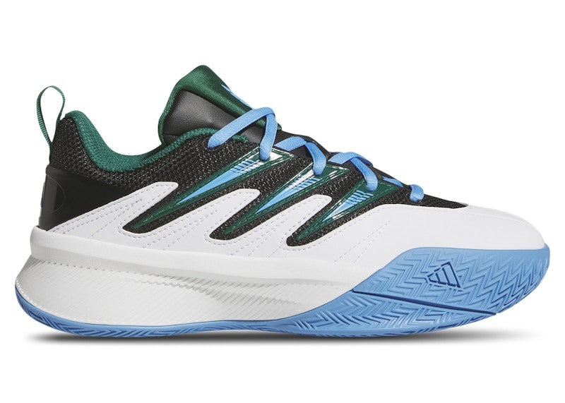adidas Dame Certified 3 Cloud White Collegiate Green Blue Burst (GS)