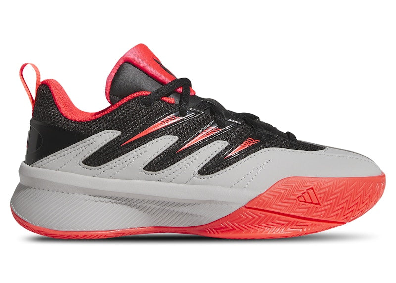 adidas Dame Certified 3 Core Black Lucid Red Grey Two (GS)