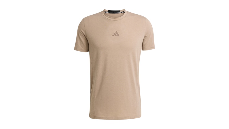 adidas Designed For Workout Tee Chalky Brown