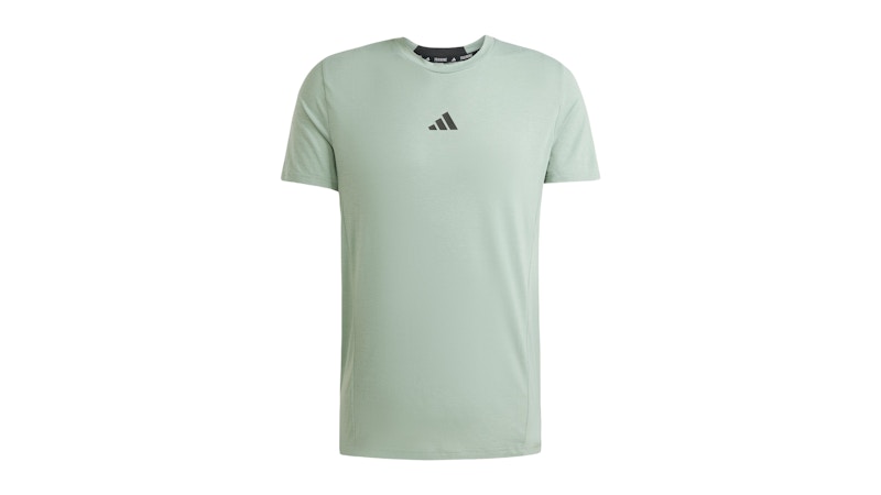 adidas Designed For Workout Tee Silver Green
