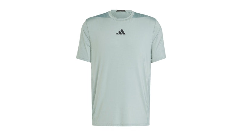 adidas Designed-For- Intensity T-Shirt Silver Green