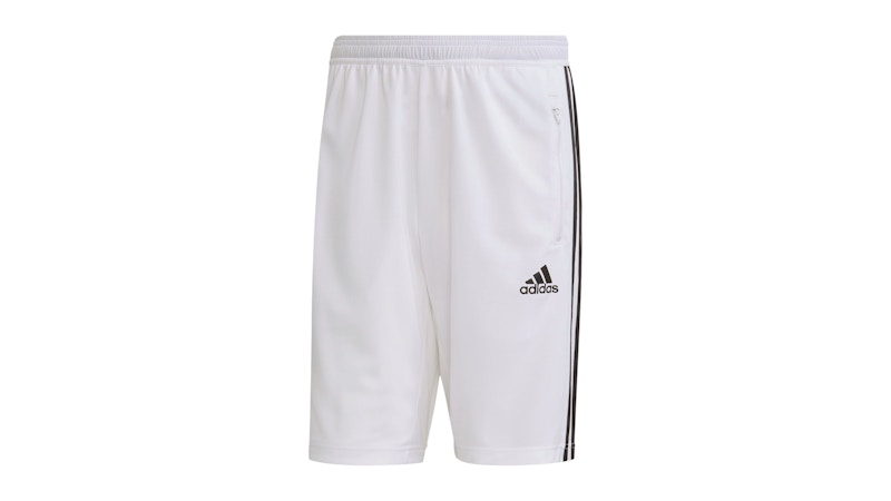 adidas Designed Move 3-Stripes Shorts White Black