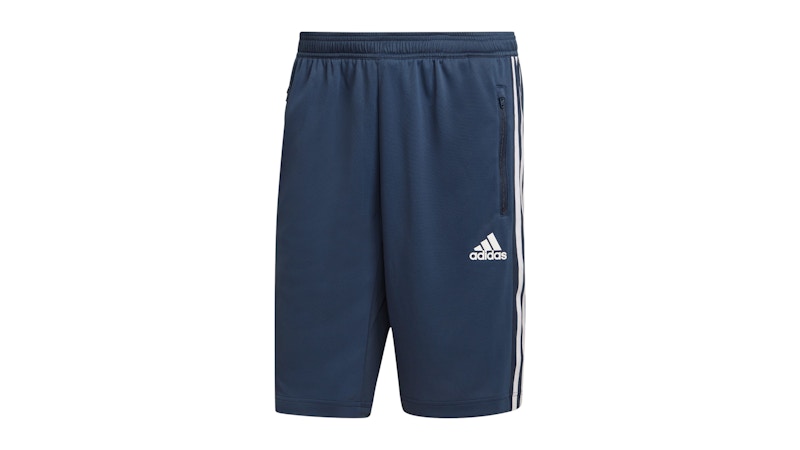 adidas Designed To Move 3-Stripes Primeblue Shorts Crew Navy/White