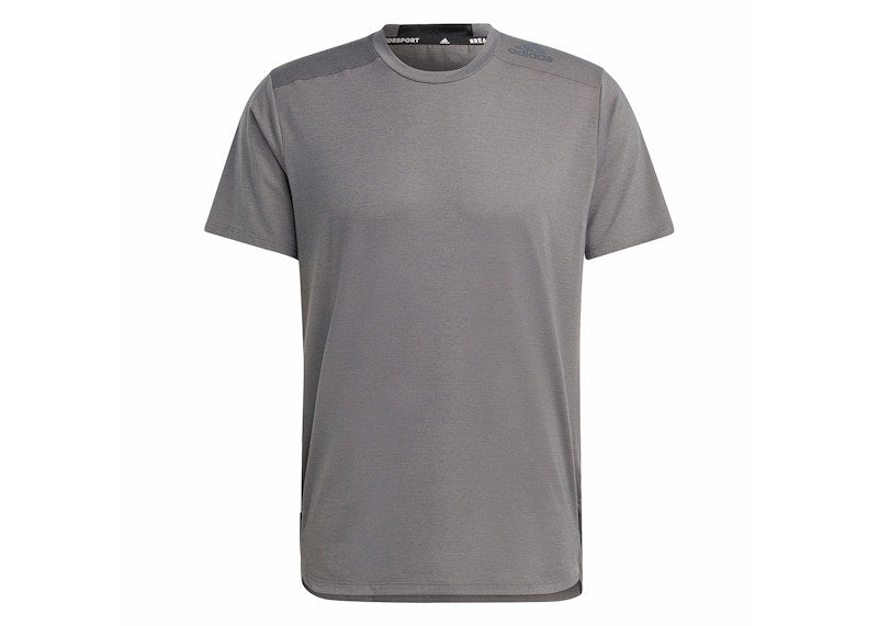adidas Designed for Training Tee Grey Five