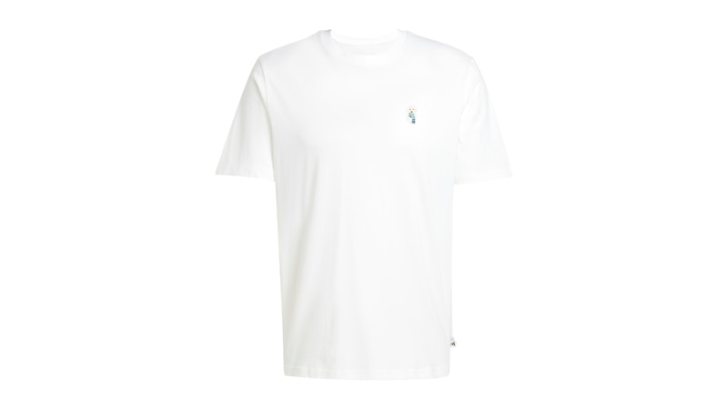 adidas Dog Sock Patch Graphic Tee White