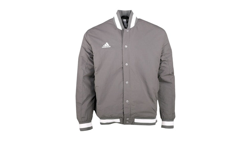 adidas Dugout Coaches Button Down Jacket White