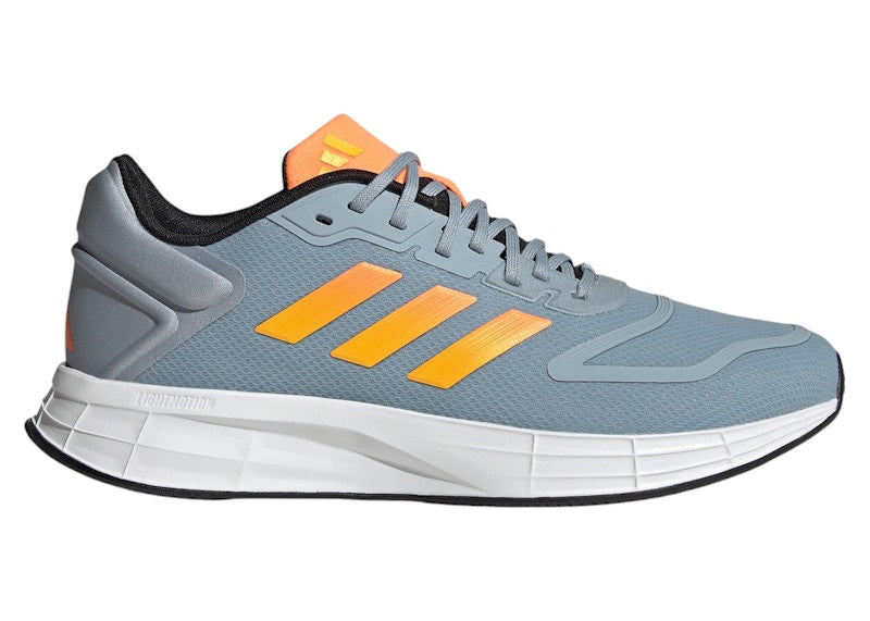 adidas Duramo 10 Light Grey Screaming Orange Solar Gold
