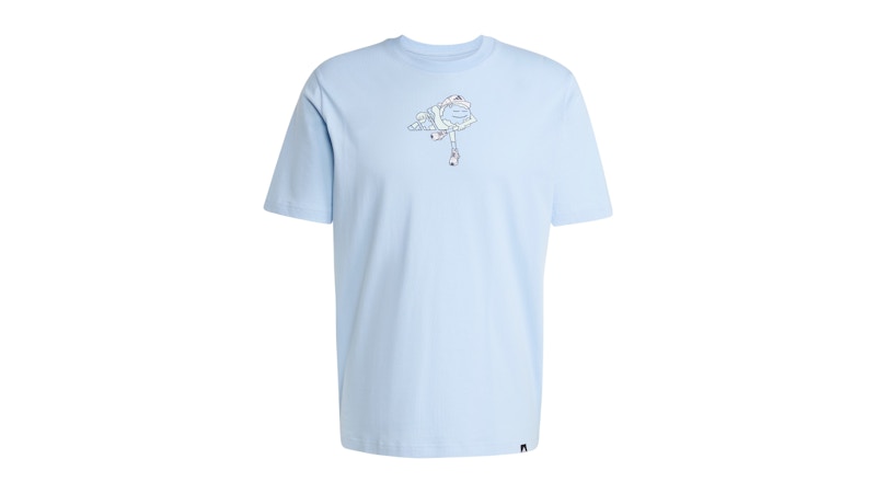 adidas Earth Day Graphic Tee Glow Blue