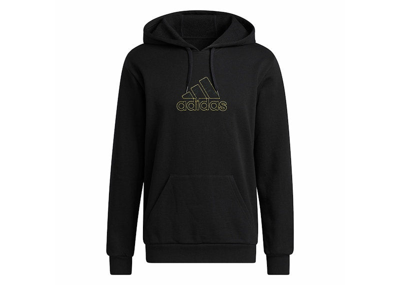 adidas Embroidery Graphic Hoodie Black