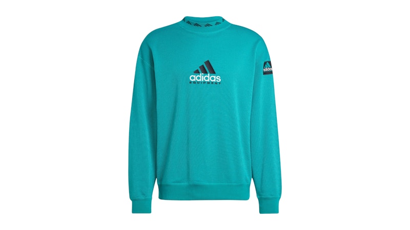 adidas Eqt Reflective Crewneck Sweatshirt Equipment Green