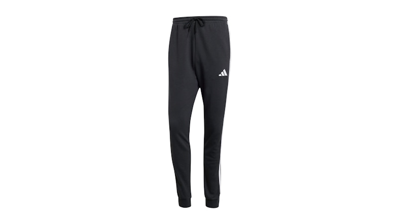 adidas Essential 3-Stripes French Terry Pant Black/White