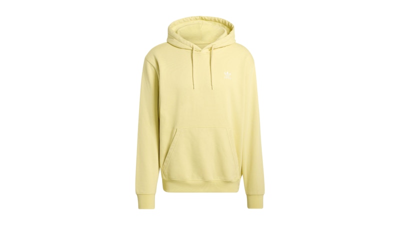adidas Essential Loose Fleece Hoodie Powder Yellow